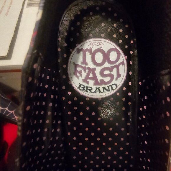 Too Fast brand sugar skull heels - Picture 5 of 7